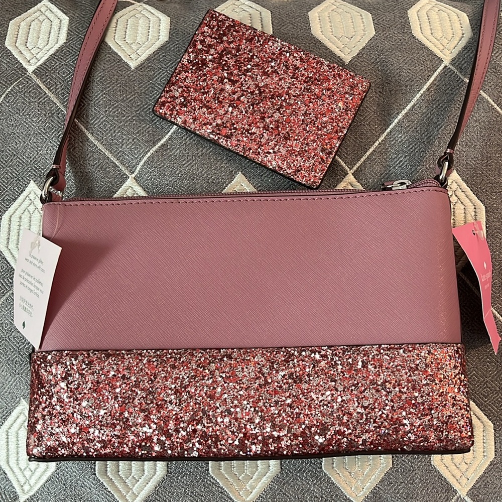 KATE SPADE Ramsy Saffiano Dusty Peon Crossbody - Picture 2 of 4